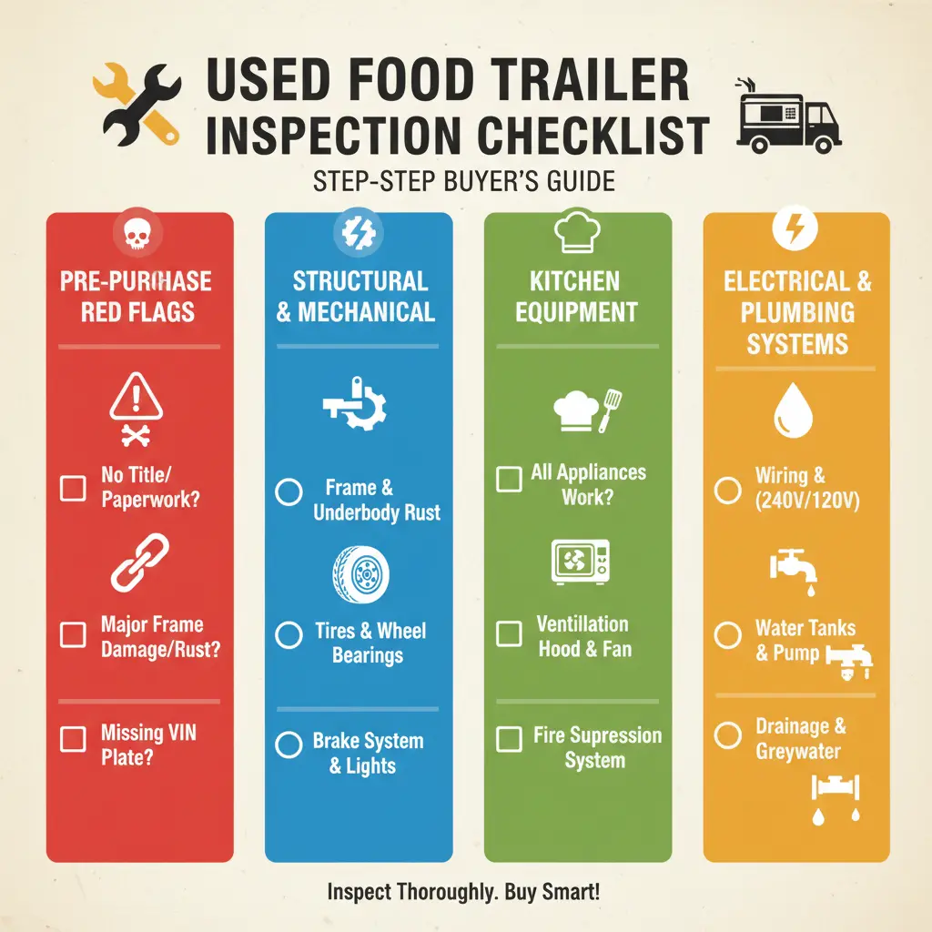 Food Trailer Inspection Checklist Step-by-Step Guide to Evaluate Used Trailers